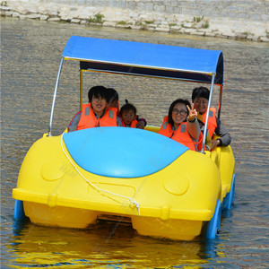 เรือพักผ่อนไฟฟ้าด้วงทำจากโพลีเอทิลีนใช้ในทะเลสาบ - Product Image 3