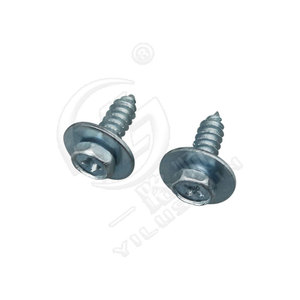 Tornillos autorroscantes para guardabarros de la serie Smooth Sailing J con base, tuerca y clip para reparación de carrocerías de automóviles - Product Image 2