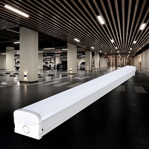 Adjustable Power CCT Linear Trunking System Hanging 4FT 40W <b>Led</b> Batten Light Self Lock Installation Suspending <b>Led</b> Shop Lamp - Product Image 1