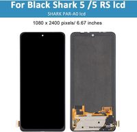 Pantalla LCD Oled de 6,67 pulgadas para Xiaomi Black Shark 5/5RS, marco de digitalizador de pantalla táctil para BlackShark 5 RS 5RS Shark, pantalla LCD para BlackShark 5 / 5RS Shark, pantalla LCD de pulgadas