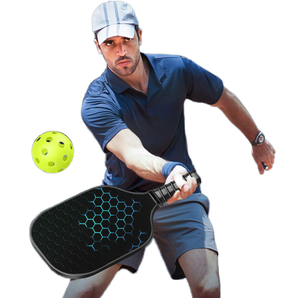 Raqueta de Pickleball Profesional Personalizable al por Mayor, Duradera, Ligera, Deportiva, de Fibra de Vidrio y Carbono para Exteriores - Product Image 1