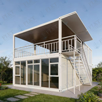 Casa Contenedor Plegable Expandible de Ensamblaje Rápido en 4 Minutos FLKT, Resistente al Fuego y a la Intemperie, Dormitorio, Envío Económico, Ahorro de Mano de Obra