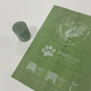 Sac à déjections pour animaux de compagnie biodégradable et compostable respectueux de l'environnement, parfum frais, dessins animés, sac à déjections pour chien fabriqué à partir de plastique - Product Image 5