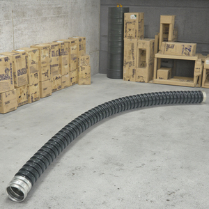 Fufa tiêu chuẩn quốc gia PVC tráng mạ kẽm Dải thép linh hoạt sóng ống dẫn ống chống ăn mòn mặc sức đề kháng cho - Product Image 1