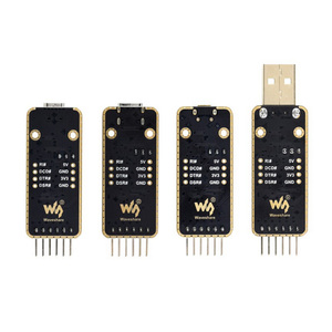 Módulo USB a UART, conectores Micro / Mini / Tipo-A / Tipo-C, transmisión de alta velocidad, compatible con múltiples sistemas - Product Image 2