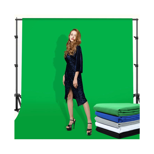 Danlu Textile 3m Width Green Screen Background Fabric Photography Chromakey Tv Backdrop Green Screen Fabric