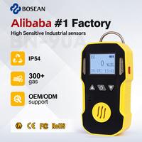 Detector de Gas Sulfuro de Hidrógeno (H2S) Portátil Bosean, Certificado ATEX, Monitor de H2S de Alta Precisión para Petróleo y Gas