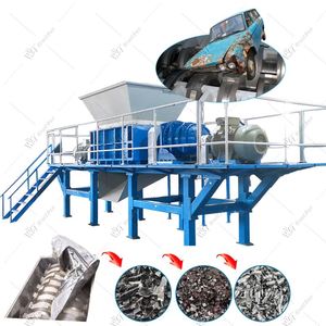 Máquina trituradora de caja de cartón de espuma de cartón de papel multifuncional Industrial de doble eje automático 1 toneladas/hora de salida para la venta - Product Image 5