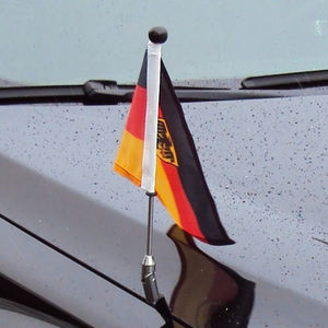 Drapeau d'équipe de voiture personnalisé en polyester de bonne qualité personnalisé en gros, drapeaux de voiture de pays, drapeau de couverture de capot de voiture - Product Image 3