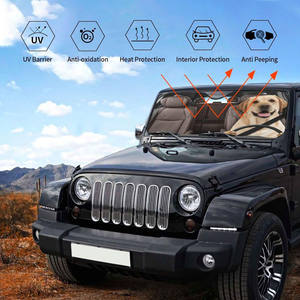 Parasole Personalizzato per Parabrezza con Foto di Animali Domestici, Divertente Parasole Anteriore per <span class=keywords><strong>Auto</strong></span> con Cane e Gatto, Pieghevole e Rinfrescante con Protezione dai Raggi UV per Automobile - Product Image 6