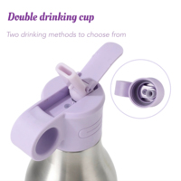 DAJI HYDRO 18/8 gobelet Portable en acier inoxydable vente chaude moderne fond détachable tasse flacon à vide bouteille d'eau colorée
