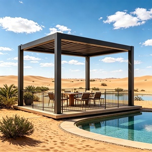 Toldo Ajustable para Exteriores de Gran Envergadura RKOVE Global Project, Preferido por Distribuidores y Diseñadores, con Revestimiento Refinado de Larga Duración - Product Image 4