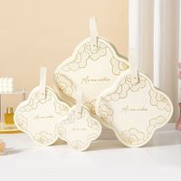 Nouvelle boîte cadeau de style chinois, grande taille, trèfle à quatre feuilles, boîte d'emballage pour mariage, boîte cadeau portable pour les fêtes, boîte cadeau de Noël