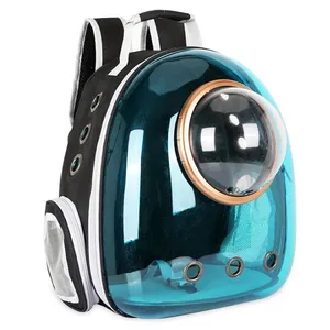 Alta qualidade durável Cat Dog Transportadora Mochila Transparente Travel Bag Cápsula Espacial Astronauta Pet Backpack