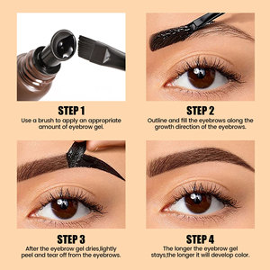 Tinte <span class=keywords><strong>de</strong></span> <span class=keywords><strong>Cejas</strong></span> Desprendible HANDAIYAN, Maquillaje <span class=keywords><strong>a</strong></span> <span class=keywords><strong>Prueba</strong></span> <span class=keywords><strong>de</strong></span> <span class=keywords><strong>Agua</strong></span> con Pincel, Tinte <span class=keywords><strong>de</strong></span> Larga Duración <span class=keywords><strong>de</strong></span> 3 Días, Crema <span class=keywords><strong>de</strong></span> Tinte Marrón Intensificador, <span class=keywords><strong>Pintura</strong></span> <span class=keywords><strong>de</strong></span> Maquillaje - Product Image 2