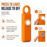 Defence Women Flashlight Self Defense Alarma Personal Panic Safety Keychains Security Alarm Keychain