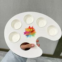 Mini bac à papier crème glacée croustillant boule de crème glacée cône jetable papier carte Palette planche à dessin plateau anti-goutte