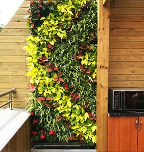 Système de jardinage mural vertical automatique à arrosage intégré, modulaire, pour décoration intérieure et extérieure, maison et bureau - Product Image 6