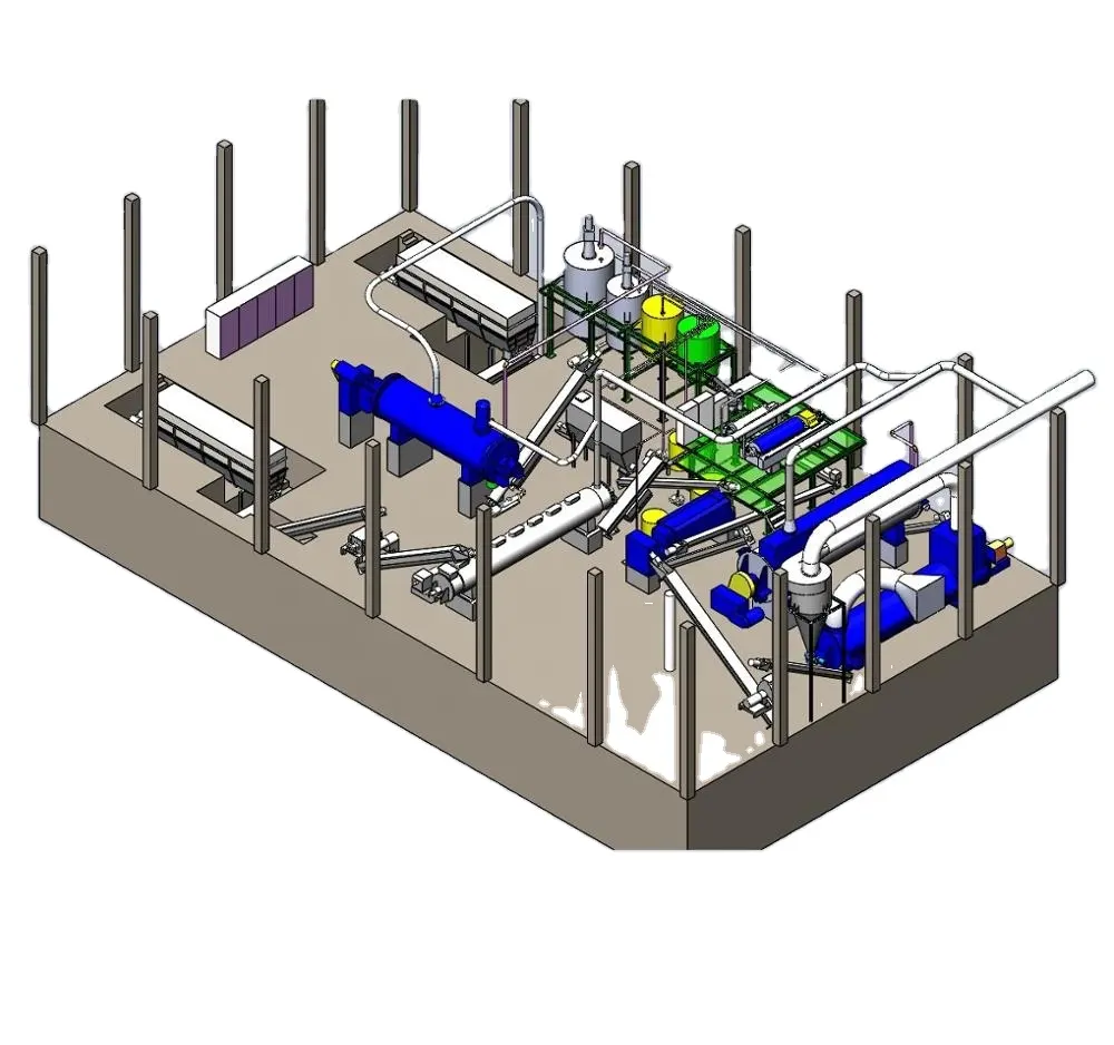 Máquina de processamento sem danos para carne e refeição de osso