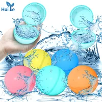Huiye स्वयं सील पुन: प्रयोज्य पानी के गुब्बारे बैलोन बम गुच्छा हे Refillable पानी के गुब्बारे त्वरित भरने मुबारक जल बम