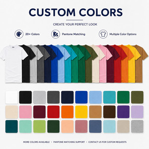 Custom Logo 160G 100% Cotton <b>Men</b> Women T-<b>Shirt</b> Soft Breathable Blank Tee Wholesale S-3XL Multi Color Ebony - Product Image 3