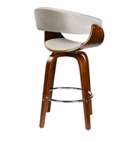 Tabourets de bar et ensembles de chaises de salle à manger de restaurant, chaise de cuisine, tabourets de bar en velours, chaise de bar pivotante en cuir PU, noir moderne, panneau