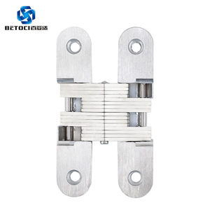 BETOCI Concealed Furniture Hinge Stainless Steel Flush Mount Modern Cabinet Door Hardware Antirust PG126 - Product Image 2