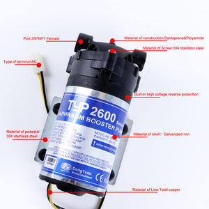 Pompe à eau de surpression pour purificateur d'eau, tête de pompe RO 100 GPD, pompe à diaphragme RO, directement de l'usine - Product Image 5