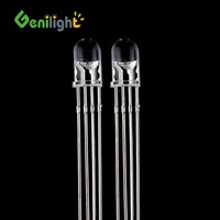 Diode LED Genilight F5 ultra-lumineuse à 4 broches, à montage traversant, en tailles 3mm/5mm/8mm/10mm, tension inverse maximale 5V, pour signalisation routière, -40-60°C