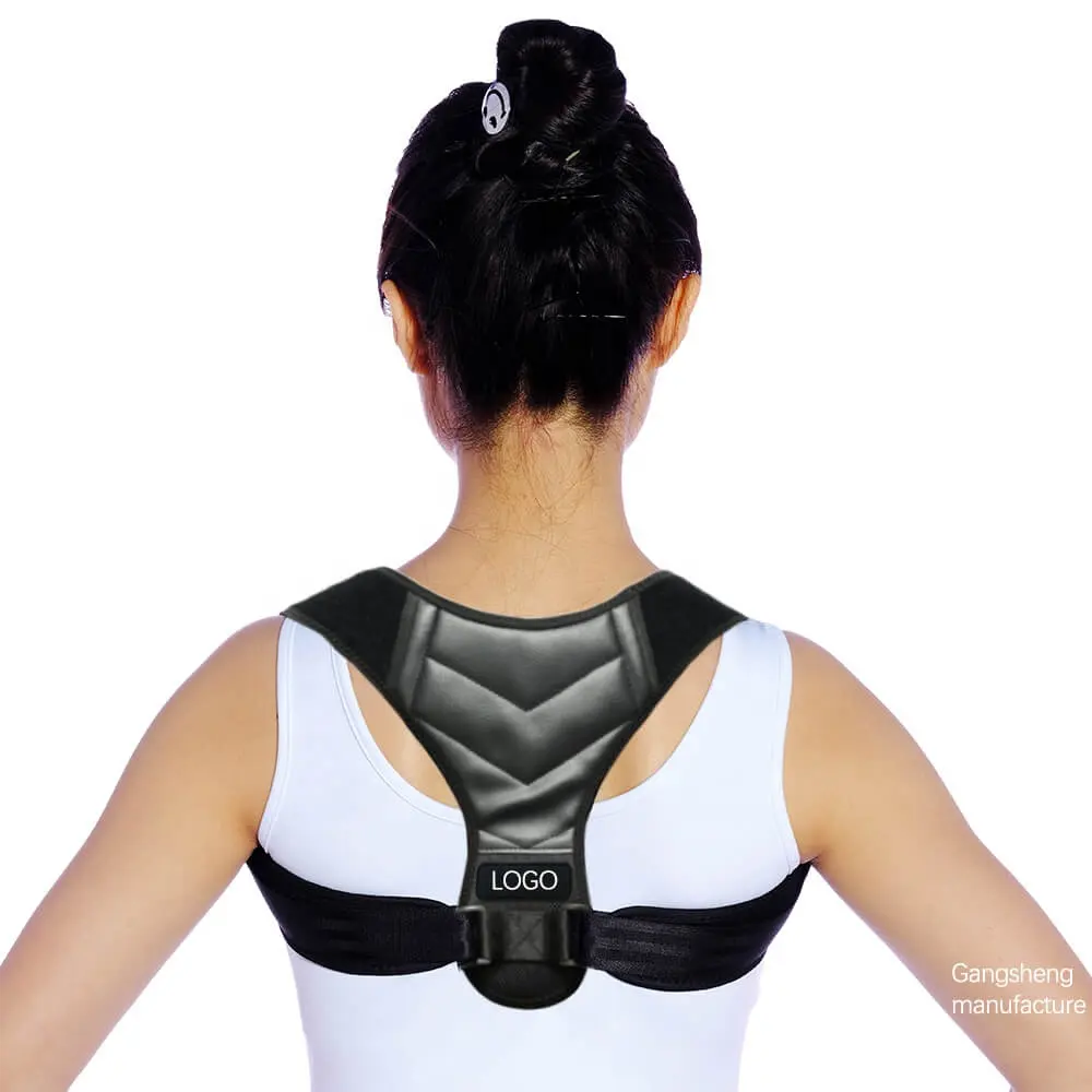 Concealed machine washable Shoulder Back Clavicle Support Brace posture corrector for daily wear