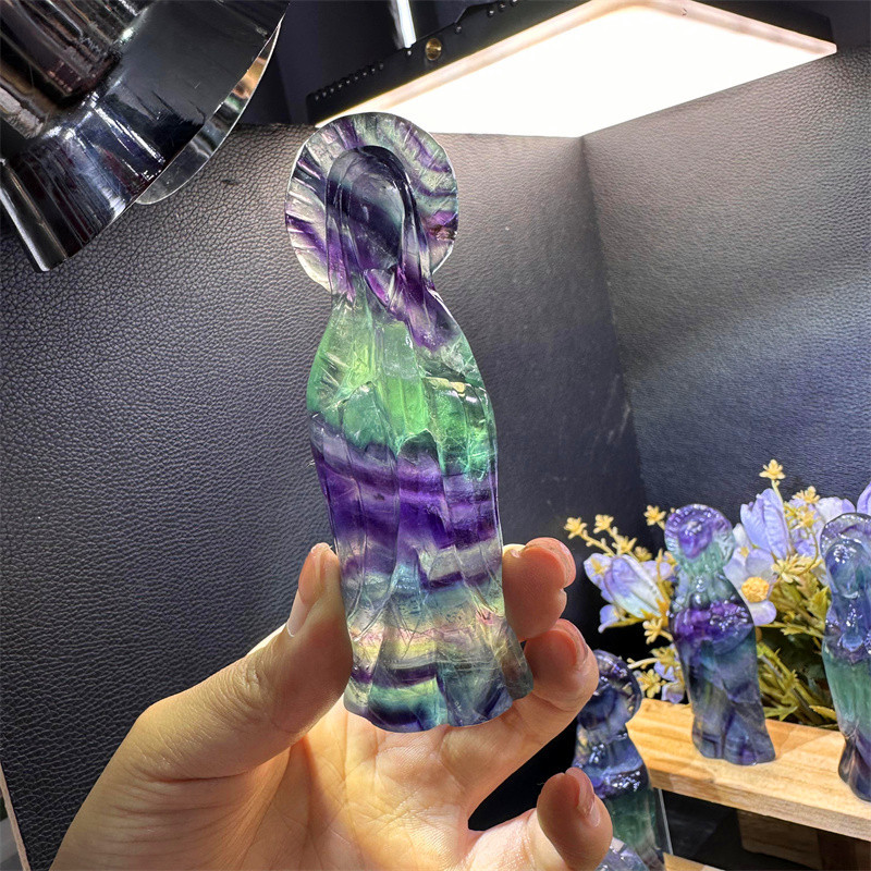 fluorite arc-en-ciel 10cm