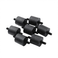 Supports anti-vibrations en caoutchouc silicone de qualité supérieure pour équipements électriques industriels, taille personnalisée, ISO9001