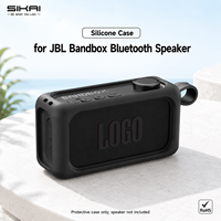 Étui de protection en silicone SIKAI pour enceinte Bluetooth JBL BandBox Solo, housse antichoc, antidérapante et anti-poussière avec bandoulière