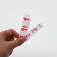 Mini sacs de luxe personnalisés en papier ciré imprimé et enduit mini-vélin coloré de qualité alimentaire enveloppes brillantes en verre