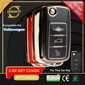 Innofit Tpu Car Key Cover Fob Case Factory For Toyota Renault Volkswagen Mazda Ford Hyundai Honda Kia Chevrolet Auto Accessories