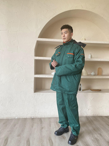 OEM Custom Cotton/Polyester Electrician Workwear Uniform <b>Jacket</b> for <b>Men</b>-Warm <b>Long</b> Sleeve Industrial Safety Workwear - Product Image 3