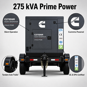 Groupe électrogène diesel industriel Cummins Weichai Yuchai Perkins SDEC 18kW 25kW 30kW 40kW 48kW 68kW 80kW 100kW, délai de livraison court - Product Image 5