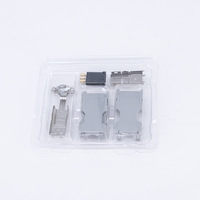 Connecteur mâle servo 1394-6P à verrouillage automatique pour câble d'encodeur, joint de servomoteur, contact PBT, usage industriel, emballage en sachet et en boîte