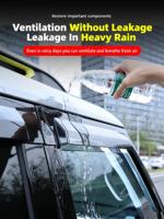 Pare-soleil de fenêtre noirs pour Jetour Traveler Shanhai T2, déflecteurs de pluie, accessoires extérieurs de modification spéciale