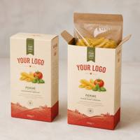 Emballage en boîte pliée en papier écologique imprimé sur mesure avec revêtement UV pour produits alimentaires, bonbons, céréales et en-cas