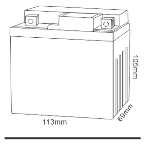 Batterie rechargeable TCS, modèle à succès, prix moto Bangladesh YTX5L-BS - Product Image 2