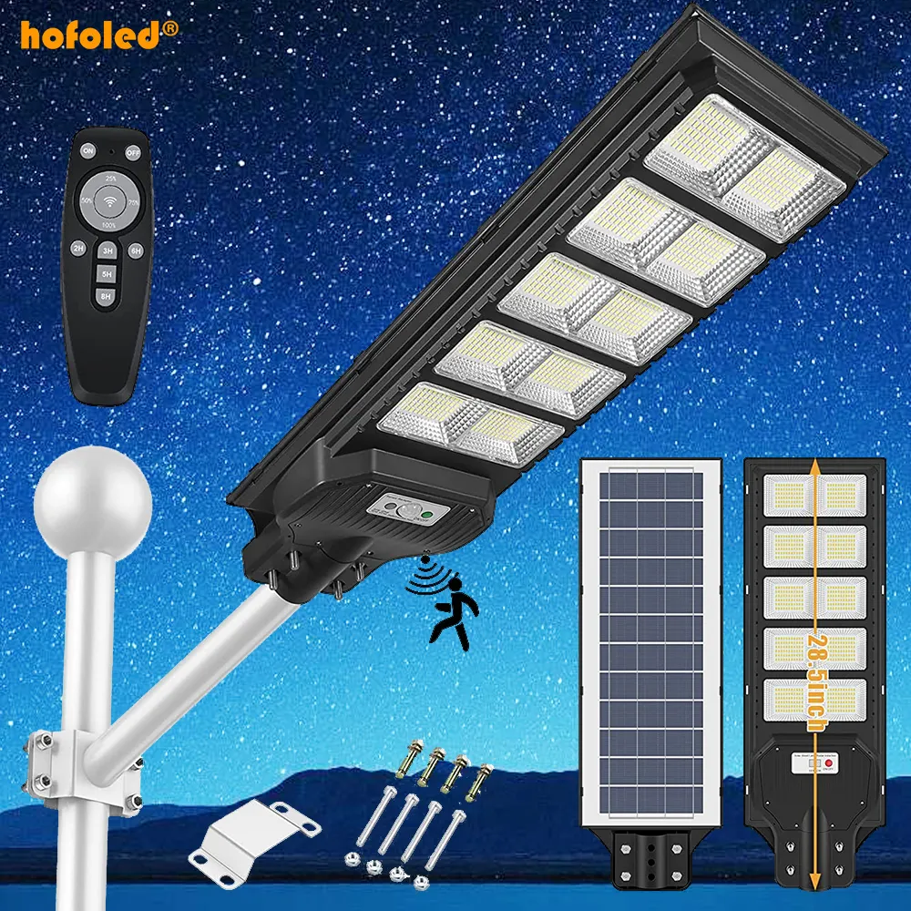 Enerji tasarrufu sokak lambası lityum pil su geçirmez IP66 süper parlak güneş sokak lambası sokak lambası dış mekan güneş enerjili lamba