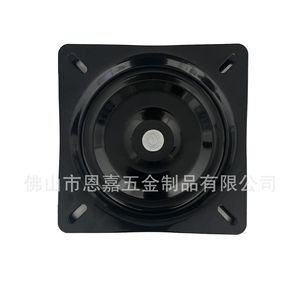 Enjia 7 Inch Black Painted Iron Swivel Base Full Bead Rotating Furniture Hardware For Chair Boat Display <b>Rack</b> Tv Cabinet - Product Image 2