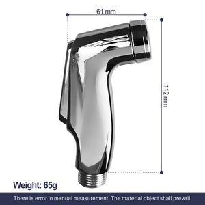 High <strong>Quality</strong> Chrome Bidet Sprayer Portable Handheld Shower Head ABS Plastic Boxed Brushed Available - Product Image 4