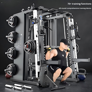 YD-938 Macchina Smith Commerciale in Acciaio con Struttura a Gantry, Attrezzatura per Allenamento Completo, Rack Multifunzione per Squat, Combinazione Fitness per Casa - Product Image 3