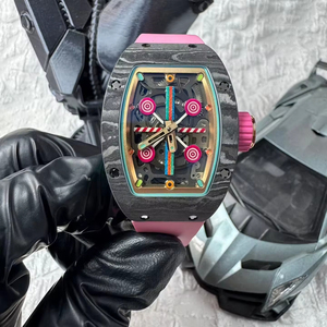 Reloj Candy RM07-03 Edición Limitada 2026, Reloj Mecánico para Mujer, Reloj Tonneau Hueco de Fibra de Carbono de Alta Calidad - Product Image 1