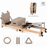 Jereathy Pilates Reformer pliable et réglable, kit de Pilates