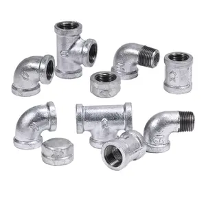 FM UL Fire Protection System Fire Fighting Pipes Fire Sprinkler System Galvanized Malleable Iron Elbow Tee Union Nipple Cap