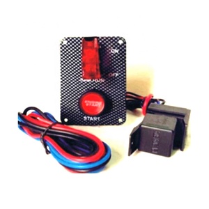 Accesorios Botón de arranque rojo Interruptor de palanca colorido Panel de encendido de coche de carreras - Product Image 1