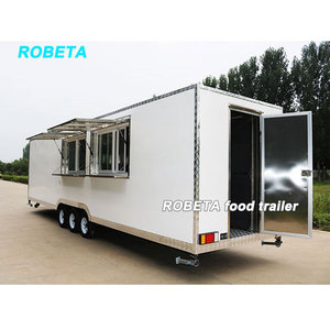 รถบรรทุกอาหารกรวยหิมะ3เพลาเครื่องกำเนิดพลังงานแสงอาทิตย์แบบถนนสำหรับรถพ่วงอาหาร - Product Image 1